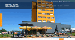 Desktop Screenshot of hotelaura.cz