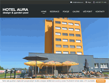 Tablet Screenshot of hotelaura.cz